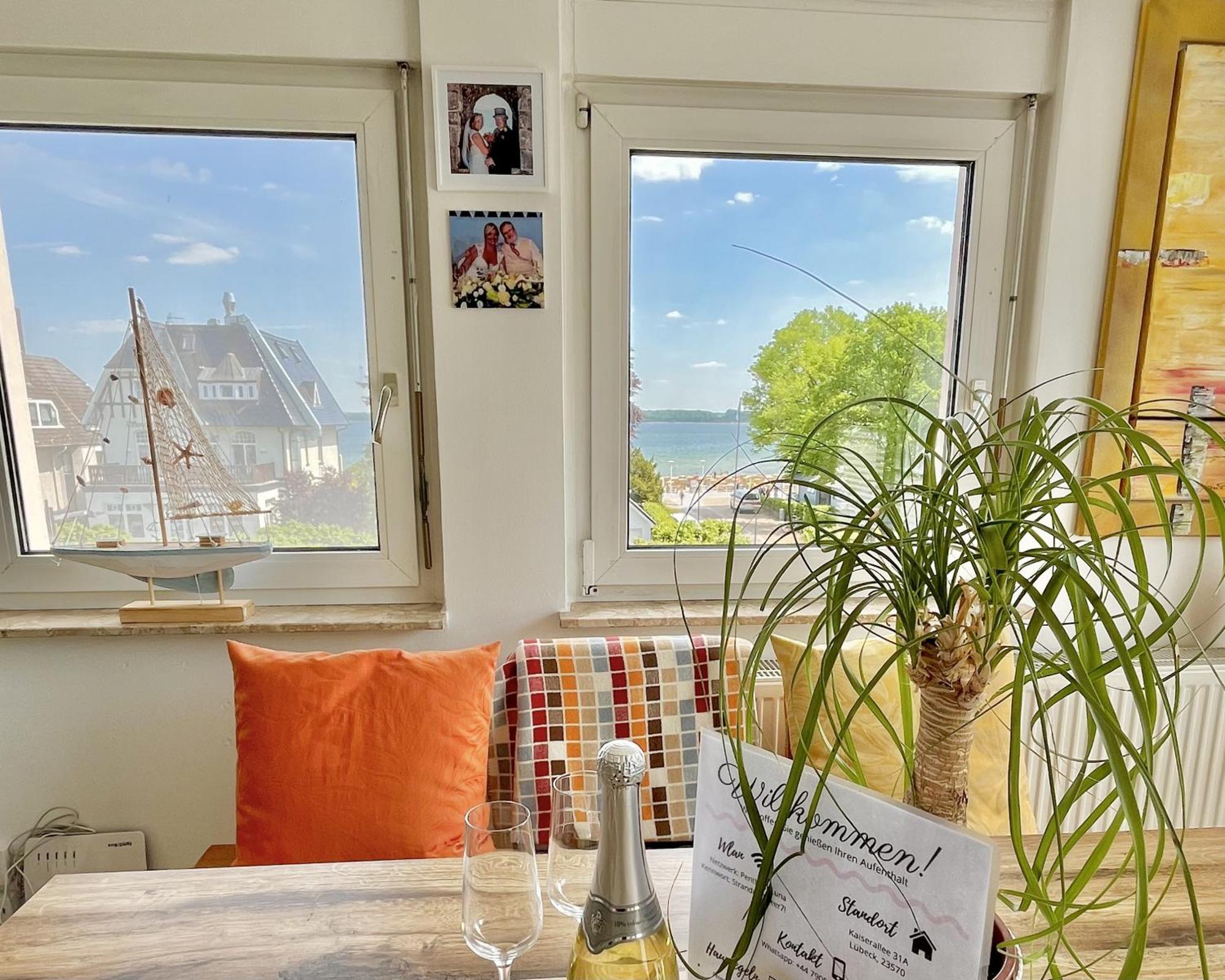 3Sz Penthaus Luna Am Sandstrand Mit Meerblick & Balkon Lübeck Exteriér fotografie